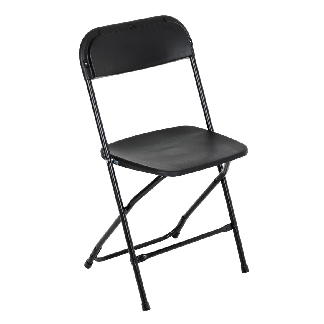 Bolero polypropyleen klapstoelen zwart (10 stuks)