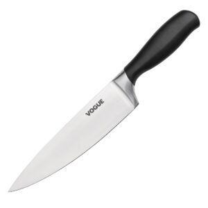 Vogue Soft Grip koksmes zwart 20cm