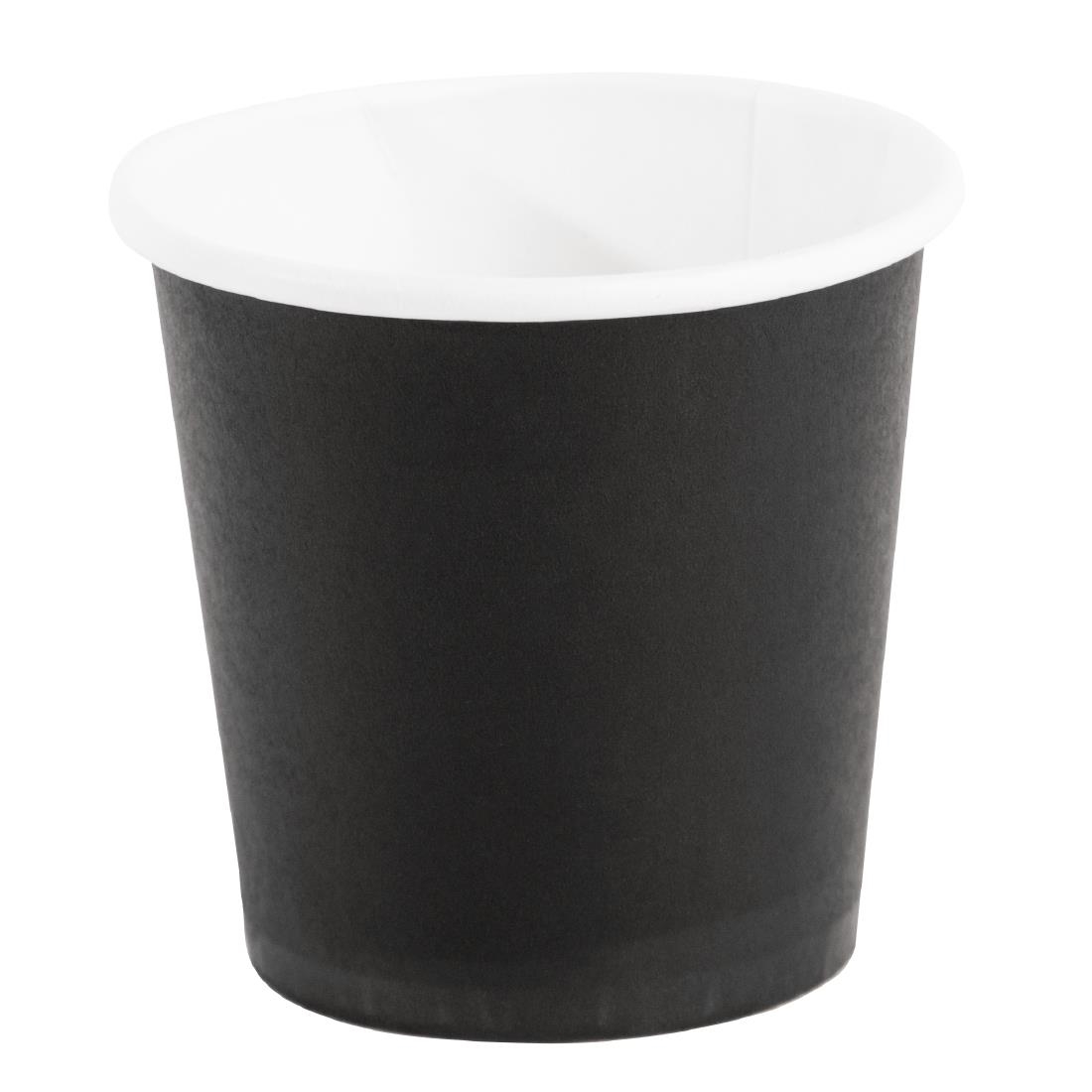 Fiesta recyclebare espressobekers enkelwandig zwart (1000 stuks)