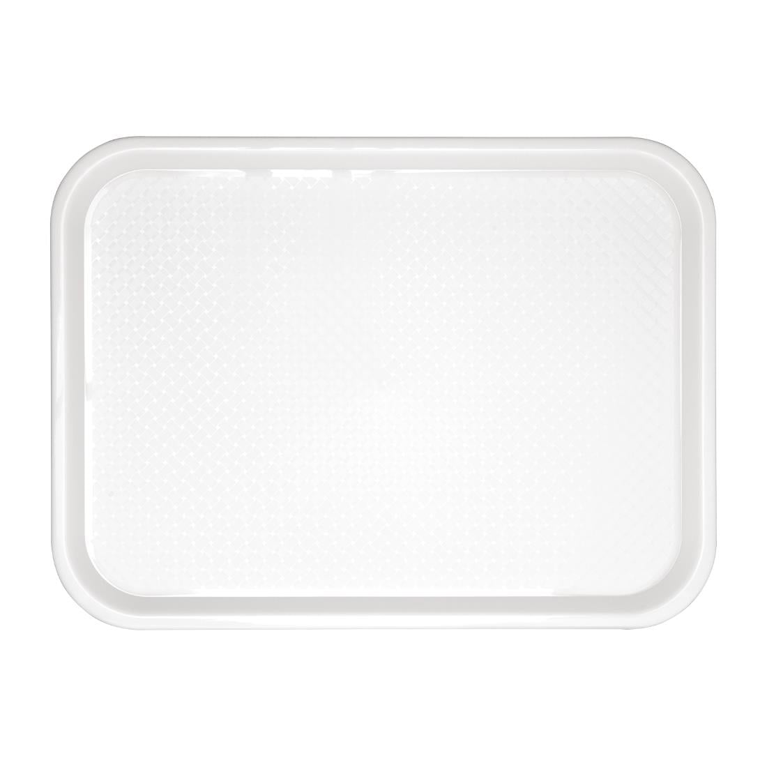 Olympia Kristallon polypropyleen dienblad wit 45 x 35cm