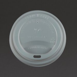 Vegware composteerbare deksels voor 34 en 45cl koffiebekers (1000 stuks)