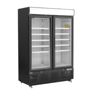 Polar G-serie staand display vriezer 920L zwart