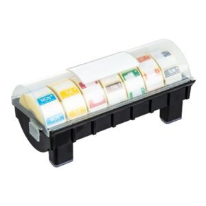 Hygiplas verwijderbare kleurgecodeerde voedseletiketten met 25,4 mm dispenser