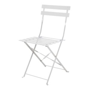 Bolero opklapbare terrasstoelen grijs (2 stuks)