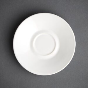 Olympia Café espresso schotel wit (12 stuks)