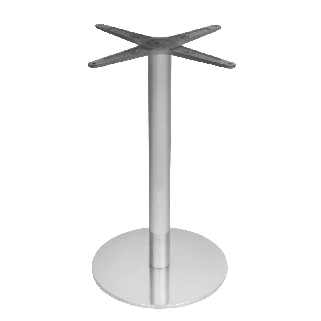 Bolero RVS ronde tafelvoet 680x400mm