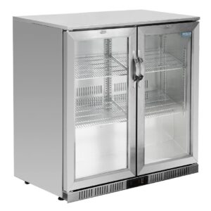 Polar G-serie 2-deurs barkoeling met klapdeuren RVS 208L