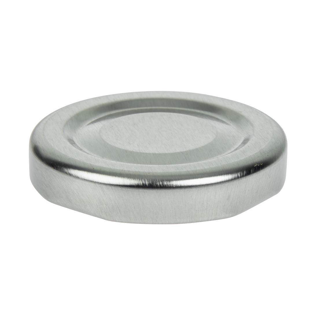Zilveren deksel voor mini melkfles GL160 (18 stuks)