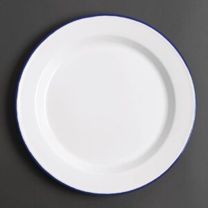 Olympia Enamel dinerborden 245mm (6 stuks)