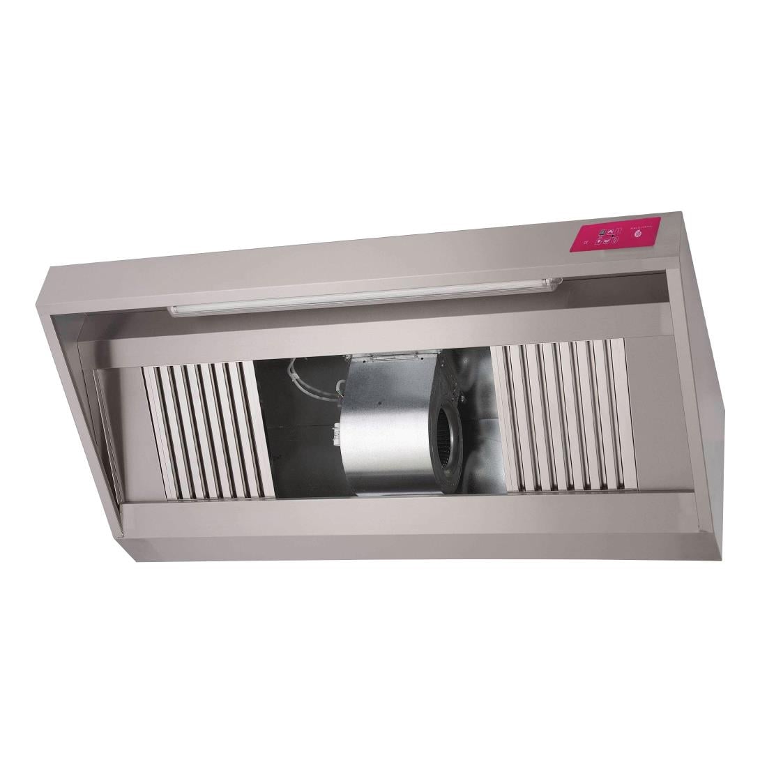 Gastro M RVS afzuigkap met motor 54x200x90cm