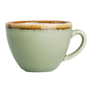 Olympia Kiln cappuccino kopjes mosgroen 230ml (6 stuks)