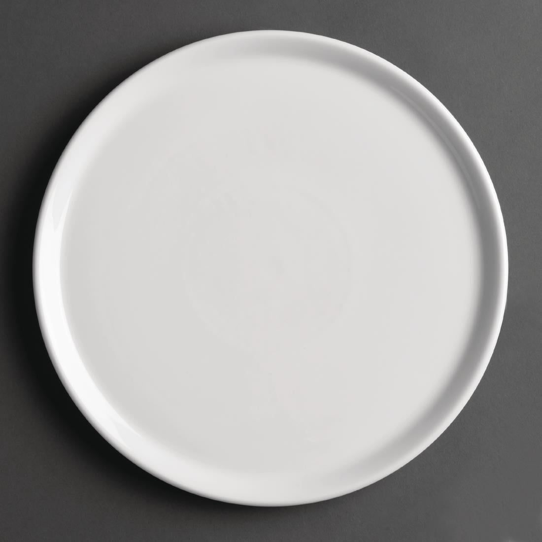 Royal Porcelain Classic White porselein pizzaborden 255mm (12 stuks)
