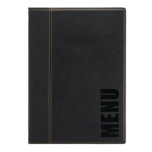 Securit Trendy menumap A4 zwart