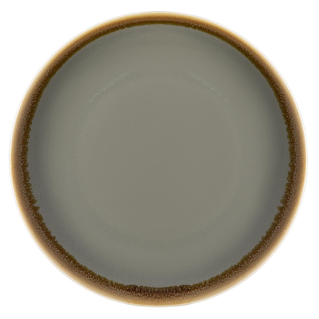 Olympia Kiln ronde coupe borden smoke 230mm (6 stuks)