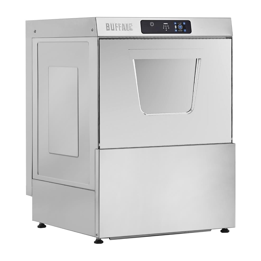 Buffalo Digitale Onderbouw Vaatwasser Met Afvoerpomp 500mm Mand 5.5Kw Enkelvoudige Fase