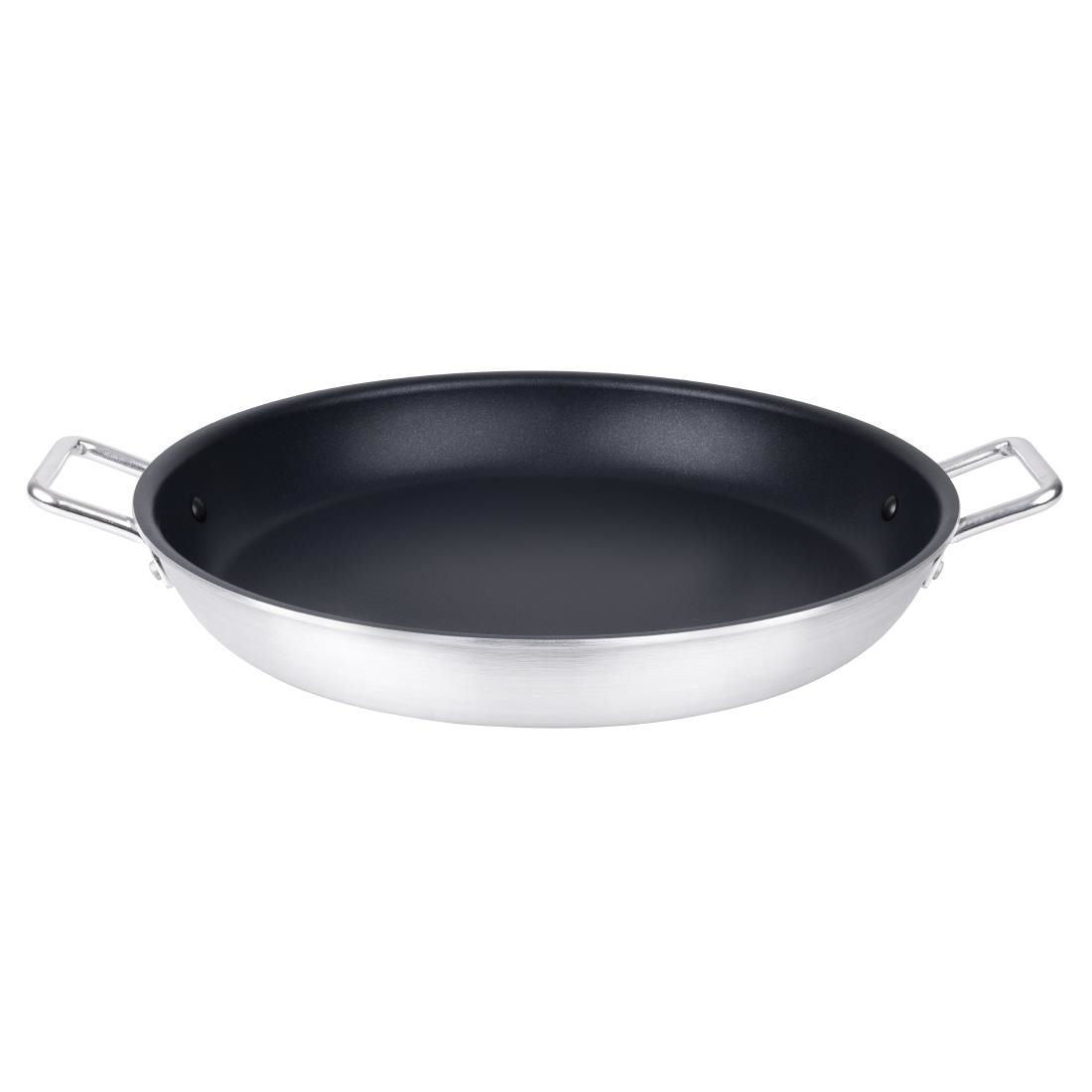 Vogue Aluminium Anti-aanbak Teflon Platinum Plus Paellapan 45cm