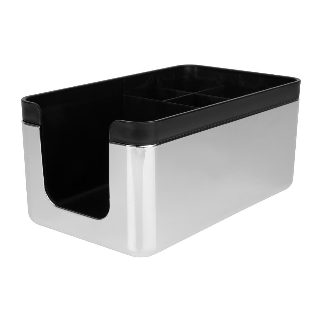 Olympia Kristallon Bar Caddy Verchroomd Abs
