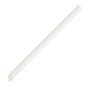 Fiesta Composteerbare Bubble Tea Rietje Wit 12X210mm (150 stuks)