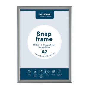 Europel Klaplijst A2 25mm Zilver