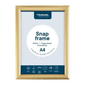 Europel Kliklijst A4 25mm Goud