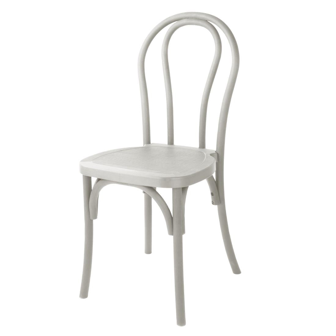 Bolero Soho bentwood stijl harsstoelen limewash (4 stuks)