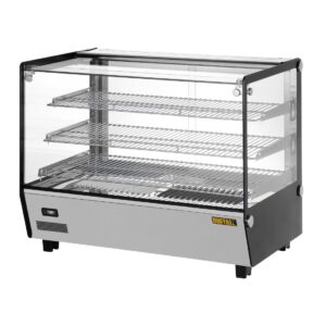Buffalo vierkante aanrecht verwarmde display merchandiser 160L