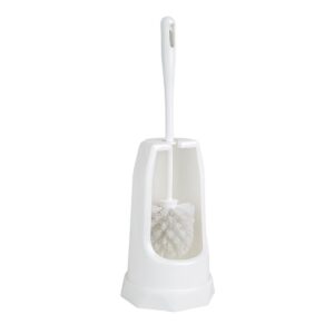 Jantex ronde toiletborstel & houder - Wit