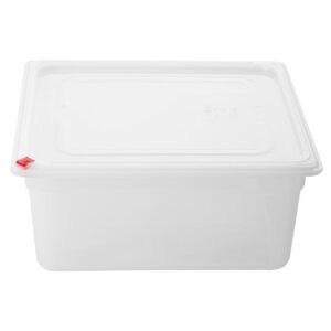 Hygiplas Click PP GN Container 2/3 met Deksel & 7 Kleur Clips 150mm 12L (4 stuks)