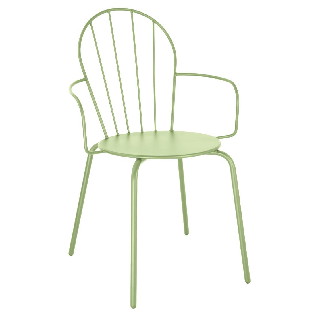 Bolero Adeline Armstoel Lichtgroen (4 stuks)