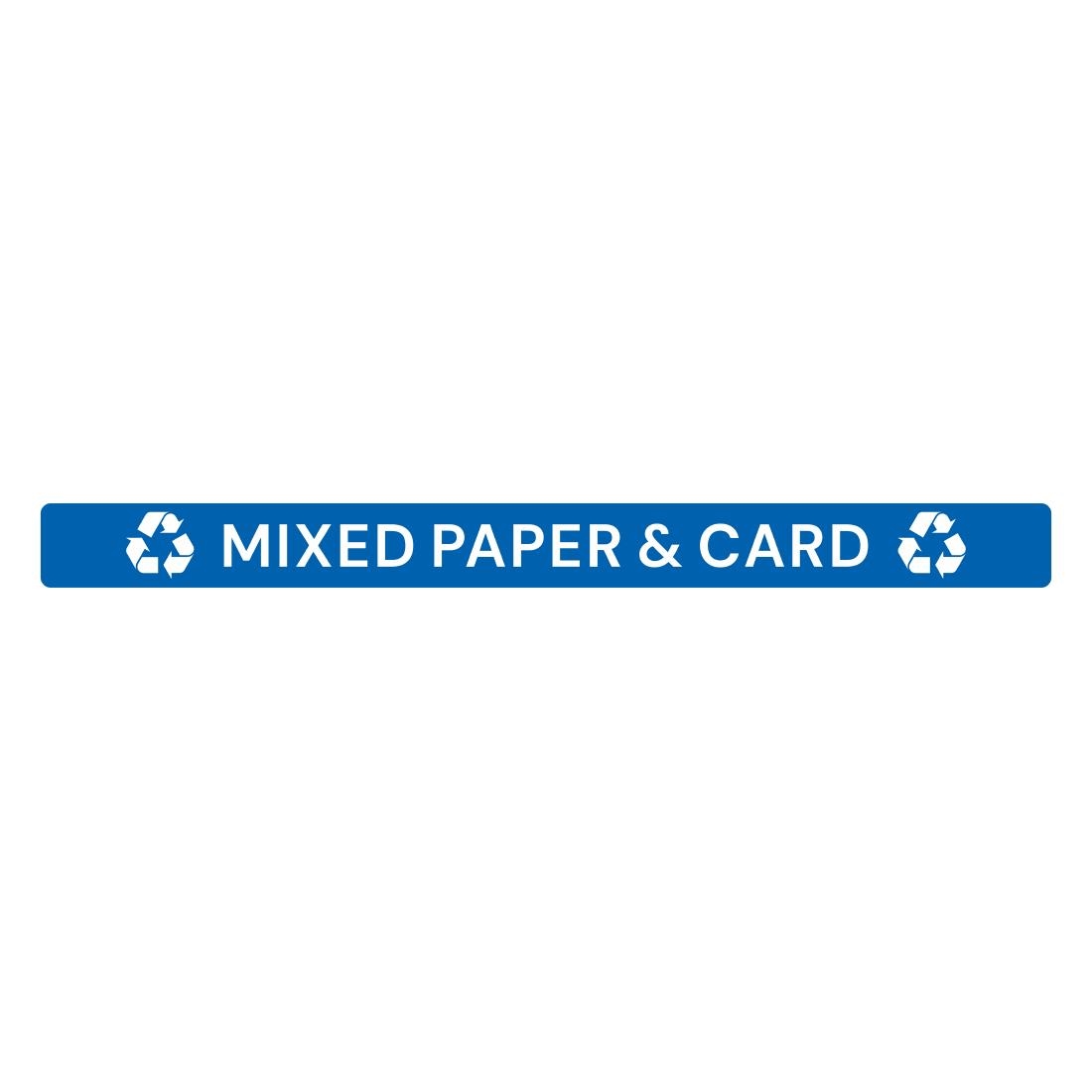 Jantex Slim Bin deksel label - Gemengd Papier & Karton