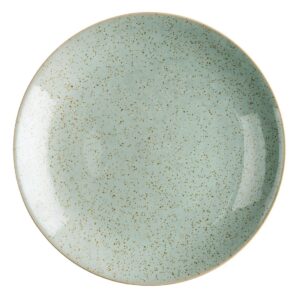 Olympia Origin porselein coupeborden eendenei blauw 200mm (4 stuks)