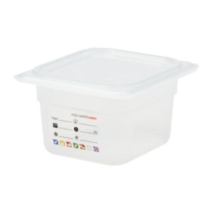 Cambro Safetrak IML polypropyleen voedselbewaarbak 1/6 GN 100 mm