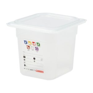 Cambro Safetrak IML polypropyleen voedselopslagbak 1/6 GN 150 mm