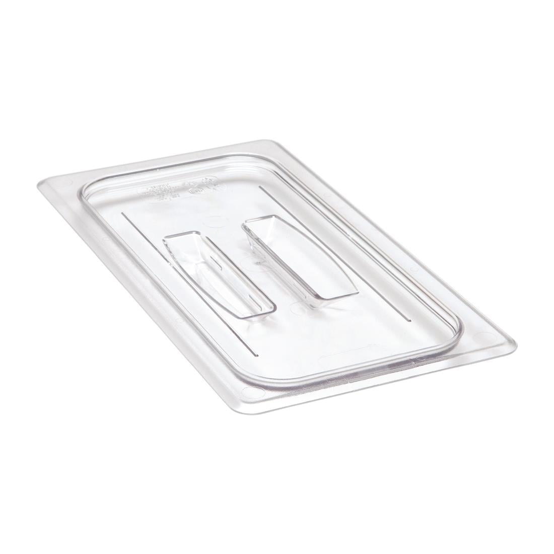 Cambro Camview BPA vrije gastronormbak deksel met handgreep GN 1/3