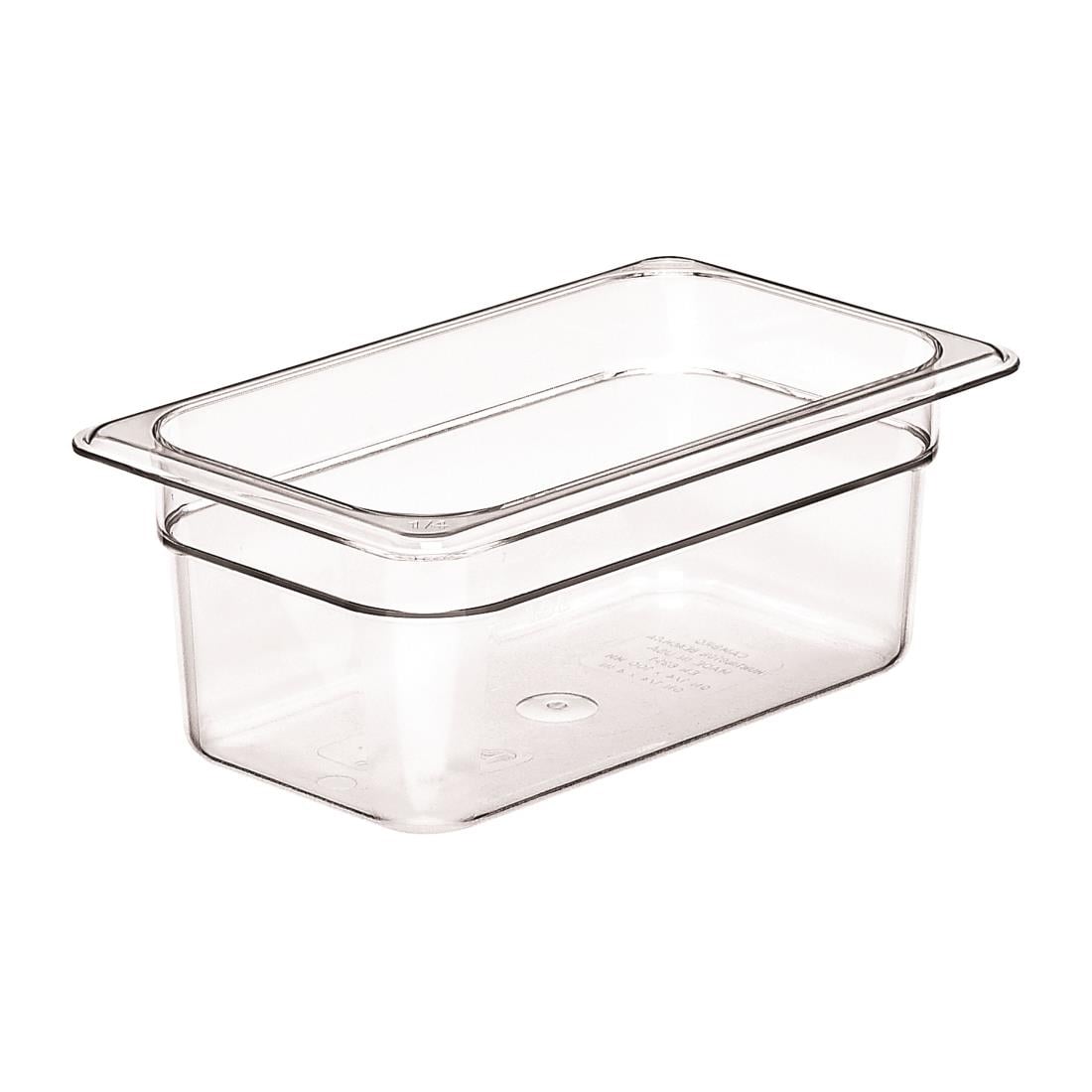 Cambro Camview BPA vrije gastronorm bak GN 1/4 100mm