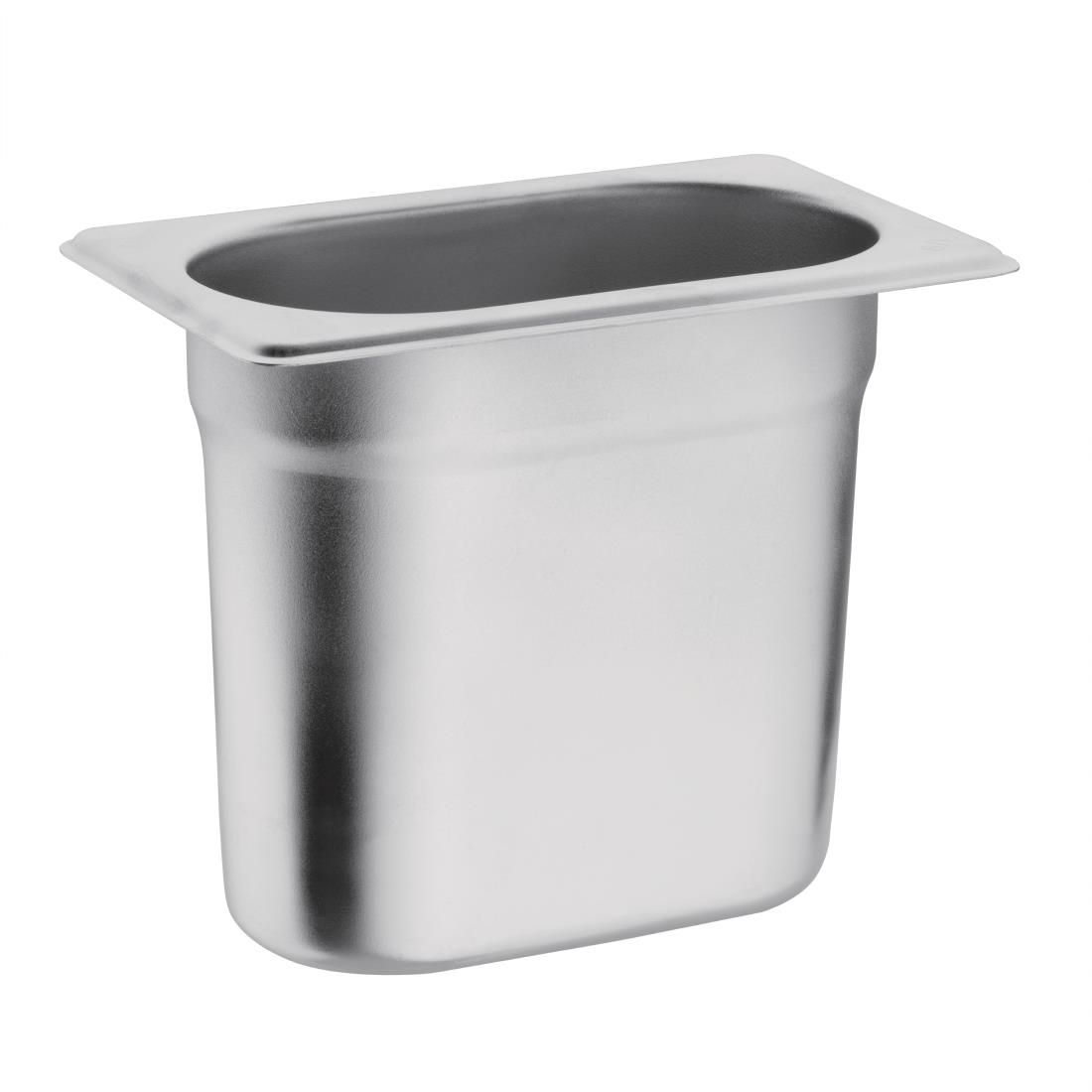 Vogue roestvrijstalen 1/9 gastronormbak 150 mm