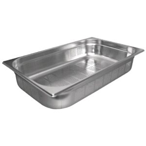 Vogue RVS geperforeerde 1/1 gastronormbak 65 mm