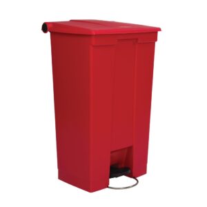 Rubbermaid pedaalemmer rood 87L
