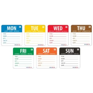 Vogue afneembare dagstickers weekset (3500 stuks)