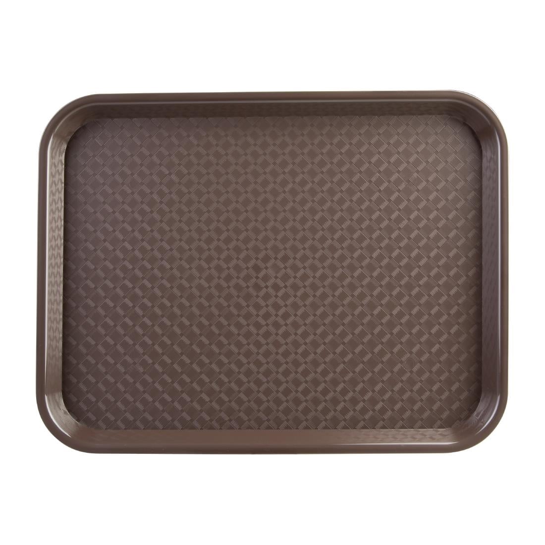 Olympia Kristallon polypropyleen dienblad bruin 305x415mm