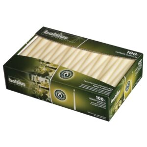Bolsius gotische dinerkaarsen ivoor (100 stuks)