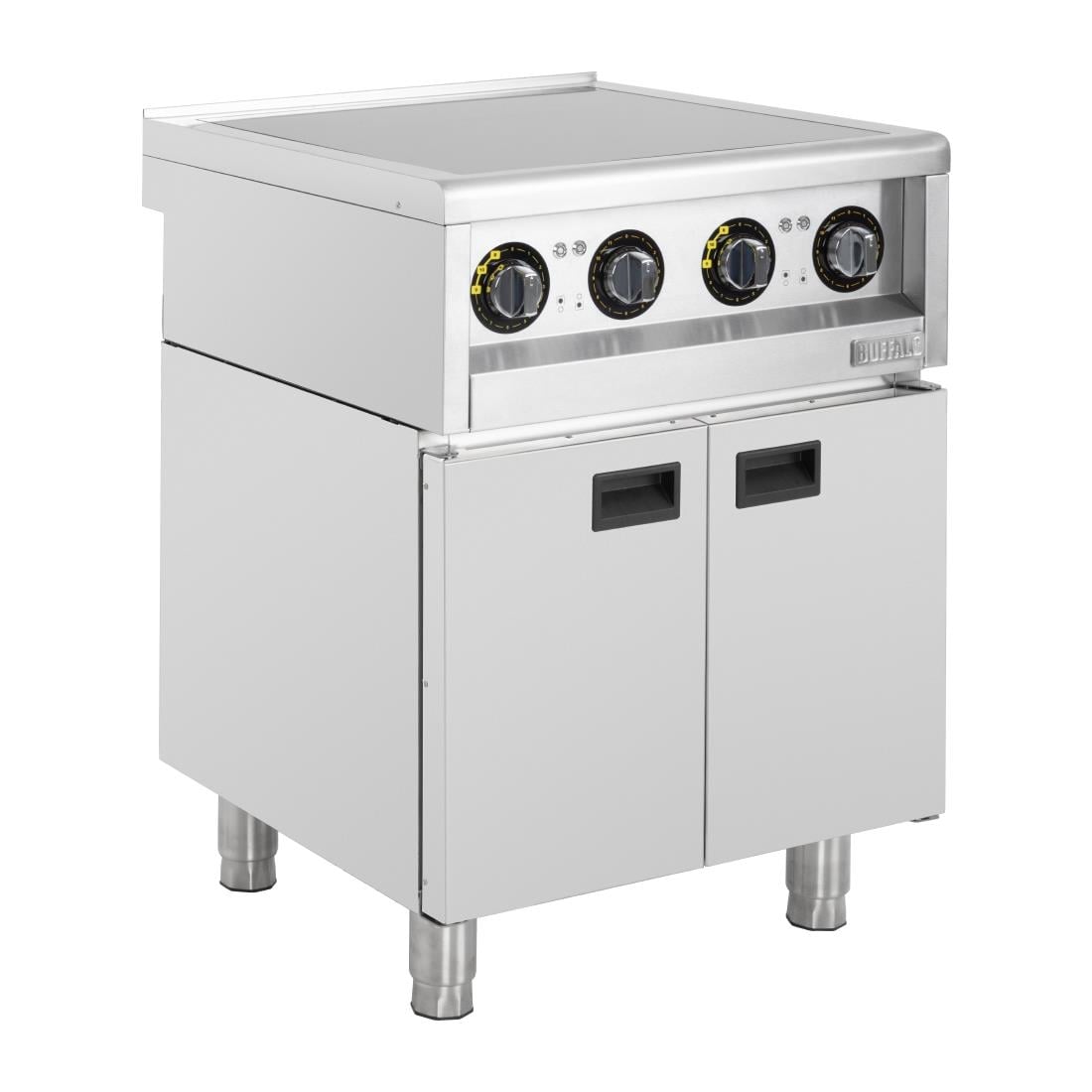 Buffalo 600-Serie 4-Zone Vrijstaande Inductiekookplaat 2X 3Kw