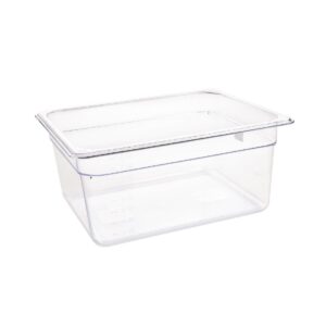 Vogue polycarbonaat 1/2 Gastronorm bak 150 mm transparant