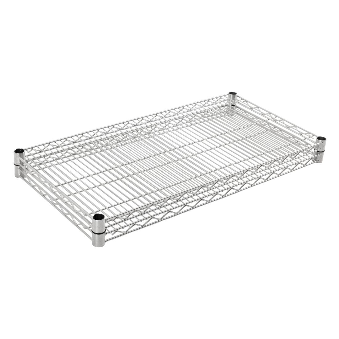 Vogue draadlegborden chroom 915x457mm (2 stuks)