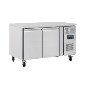 Polar U-serie dubbeldeurs counter koelkast 282L