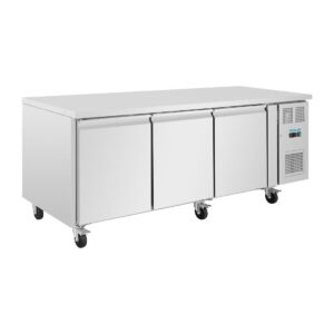 Polar U-serie 3-deurs counter met euronorm opslag 634L