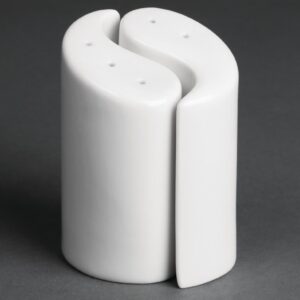 Olympia peper- en zoutvaatjes Yin Yang 9,5cm (12 stuks)