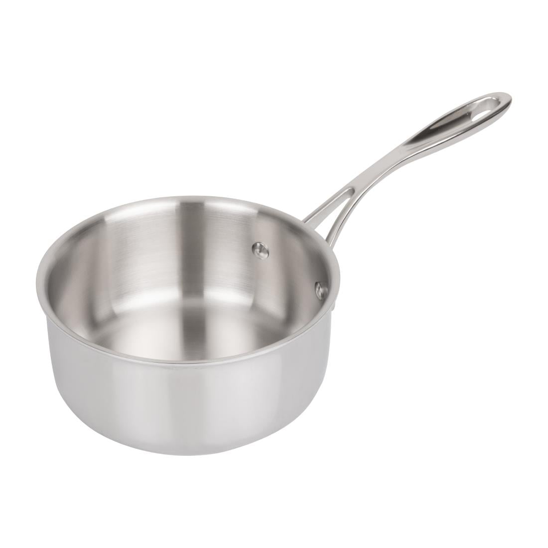 Vogue roestvrij staal & aluminium tri-wall steelpan 16cm