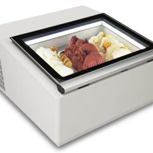 SCHEPIJSVITRINE WIT BED. ZIJDE