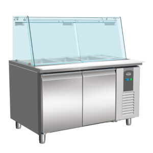 700 KOELWERKBANK GLAS RECHT 2D